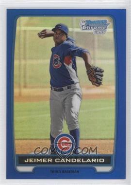 2012 Bowman - Chrome Prospects - Blue Refractor #BCP20 - Jeimer Candelario /250