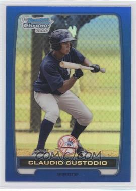 2012 Bowman - Chrome Prospects - Blue Refractor #BCP22 - Claudio Custodio /250