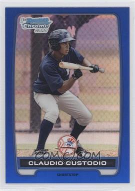 2012 Bowman - Chrome Prospects - Blue Refractor #BCP22 - Claudio Custodio /250