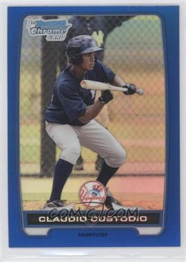 2012 Bowman - Chrome Prospects - Blue Refractor #BCP22 - Claudio Custodio /250