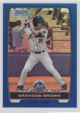 2012 Bowman - Chrome Prospects - Blue Refractor #BCP49 - Brandon Brown /250