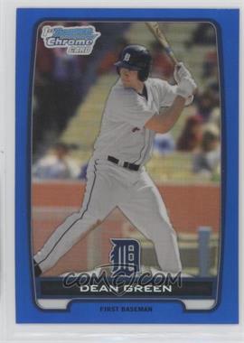 2012 Bowman - Chrome Prospects - Blue Refractor #BCP52 - Dean Green /250