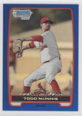 2012 Bowman - Chrome Prospects - Blue Refractor #BCP63 - Todd McInnis /250