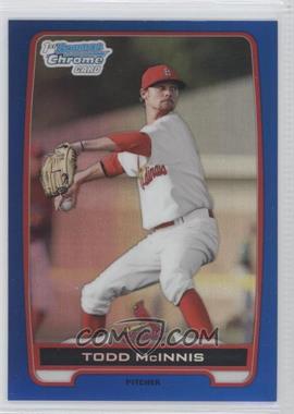 2012 Bowman - Chrome Prospects - Blue Refractor #BCP63 - Todd McInnis /250