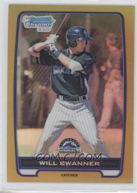 2012 Bowman - Chrome Prospects - Gold Refractor #BCP73 - Will Swanner /50