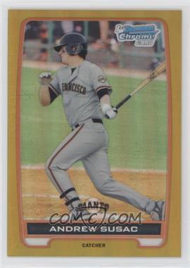 2012 Bowman - Chrome Prospects - Gold Refractor #BCP97 - Andrew Susac /50