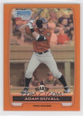 2012 Bowman - Chrome Prospects - Orange Refractor #BCP44 - Adam Duvall /25