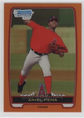 2012 Bowman - Chrome Prospects - Orange Refractor #BCP47 - Ariel Pena /25 [Noted]
