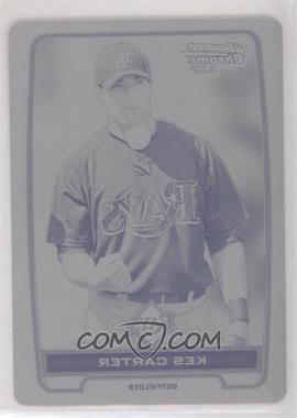 2012 Bowman - Chrome Prospects - Printing Plate Black #BCP62 - Kes Carter /1