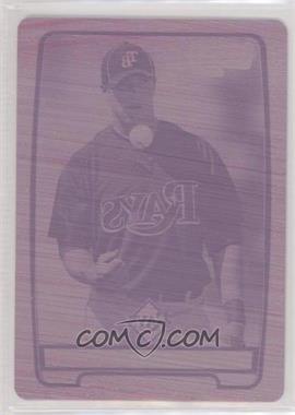 2012 Bowman - Chrome Prospects - Printing Plate Magenta #BCP62 - Kes Carter /1