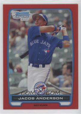 2012 Bowman - Chrome Prospects - Red Refractor #BCP83 - Jacob Anderson /5