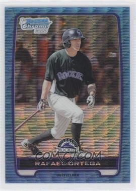 2012 Bowman - Chrome Prospects - Redemption Refractor Blue Wave #BCP12 - Rafael Ortega