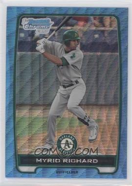 2012 Bowman - Chrome Prospects - Redemption Refractor Blue Wave #BCP2 - Myrio Richard