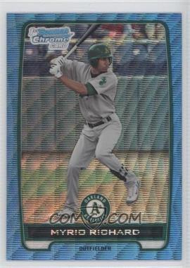 2012 Bowman - Chrome Prospects - Redemption Refractor Blue Wave #BCP2 - Myrio Richard