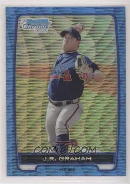 2012 Bowman - Chrome Prospects - Redemption Refractor Blue Wave #BCP24 - J.R. Graham