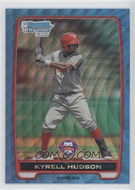 2012 Bowman - Chrome Prospects - Redemption Refractor Blue Wave #BCP30 - Kyrell Hudson