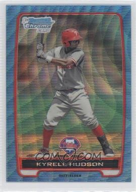 2012 Bowman - Chrome Prospects - Redemption Refractor Blue Wave #BCP30 - Kyrell Hudson