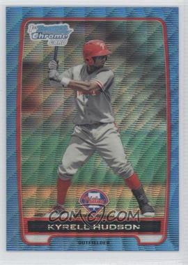 2012 Bowman - Chrome Prospects - Redemption Refractor Blue Wave #BCP30 - Kyrell Hudson