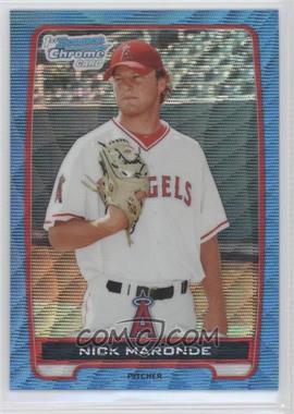 2012 Bowman - Chrome Prospects - Redemption Refractor Blue Wave #BCP31 - Nick Maronde