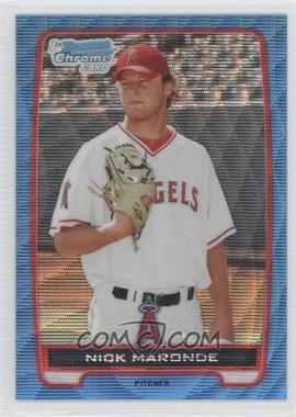 2012 Bowman - Chrome Prospects - Redemption Refractor Blue Wave #BCP31 - Nick Maronde