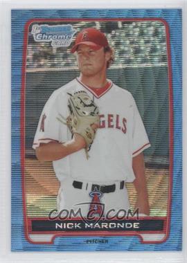 2012 Bowman - Chrome Prospects - Redemption Refractor Blue Wave #BCP31 - Nick Maronde