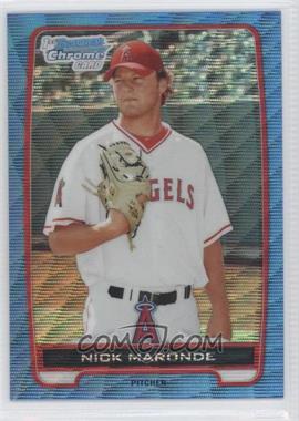 2012 Bowman - Chrome Prospects - Redemption Refractor Blue Wave #BCP31 - Nick Maronde