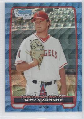 2012 Bowman - Chrome Prospects - Redemption Refractor Blue Wave #BCP31 - Nick Maronde