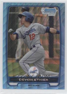 2012 Bowman - Chrome Prospects - Redemption Refractor Blue Wave #BCP35 - Devon Ethier