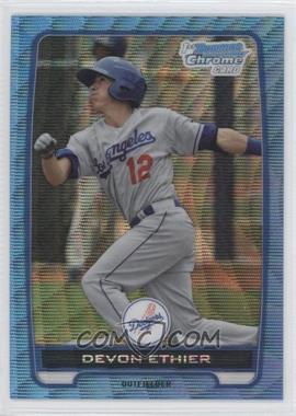 2012 Bowman - Chrome Prospects - Redemption Refractor Blue Wave #BCP35 - Devon Ethier