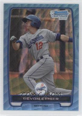 2012 Bowman - Chrome Prospects - Redemption Refractor Blue Wave #BCP35 - Devon Ethier