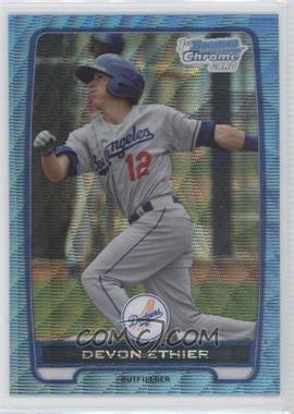 2012 Bowman - Chrome Prospects - Redemption Refractor Blue Wave #BCP35 - Devon Ethier