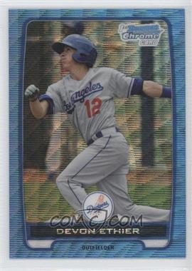 2012 Bowman - Chrome Prospects - Redemption Refractor Blue Wave #BCP35 - Devon Ethier