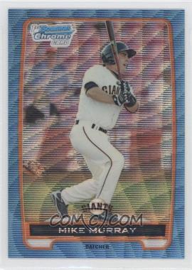 2012 Bowman - Chrome Prospects - Redemption Refractor Blue Wave #BCP39 - Mike Murray