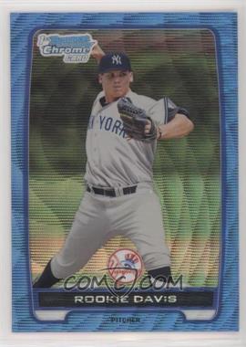 2012 Bowman - Chrome Prospects - Redemption Refractor Blue Wave #BCP43 - Rookie Davis