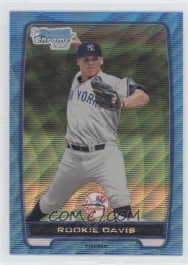 2012 Bowman - Chrome Prospects - Redemption Refractor Blue Wave #BCP43 - Rookie Davis