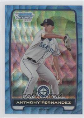 2012 Bowman - Chrome Prospects - Redemption Refractor Blue Wave #BCP46 - Anthony Fernandez