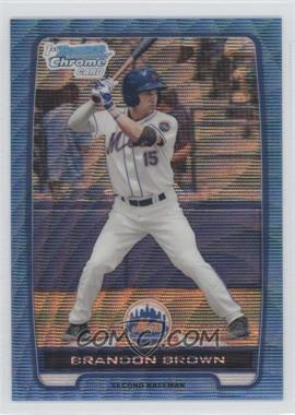 2012 Bowman - Chrome Prospects - Redemption Refractor Blue Wave #BCP49 - Brandon Brown