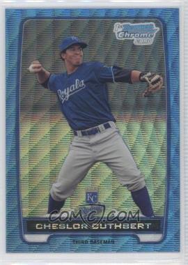 2012 Bowman - Chrome Prospects - Redemption Refractor Blue Wave #BCP58 - Cheslor Cuthbert