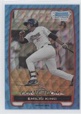 2012 Bowman - Chrome Prospects - Redemption Refractor Blue Wave #BCP65 - Emilio King