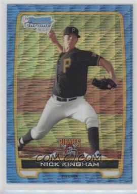 2012 Bowman - Chrome Prospects - Redemption Refractor Blue Wave #BCP8 - Nick Kingham