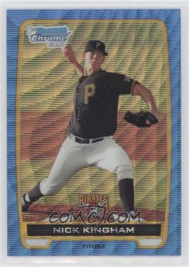 2012 Bowman - Chrome Prospects - Redemption Refractor Blue Wave #BCP8 - Nick Kingham