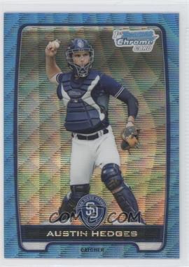 2012 Bowman - Chrome Prospects - Redemption Refractor Blue Wave #BCP89 - Austin Hedges