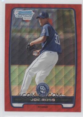 2012 Bowman - Chrome Prospects - Redemption Refractor Red Wave #BCP107 - Joe Ross /25