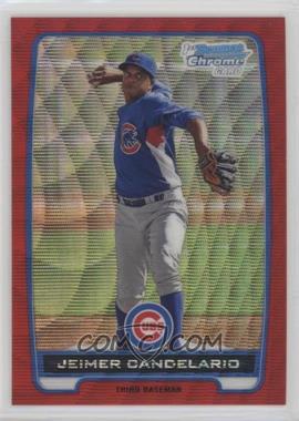 2012 Bowman - Chrome Prospects - Redemption Refractor Red Wave #BCP20 - Jeimer Candelario /25