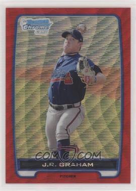 2012 Bowman - Chrome Prospects - Redemption Refractor Red Wave #BCP24 - J.R. Graham /25
