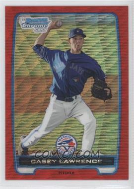 2012 Bowman - Chrome Prospects - Redemption Refractor Red Wave #BCP54 - Casey Lawrence /25