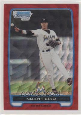 2012 Bowman - Chrome Prospects - Redemption Refractor Red Wave #BCP6 - Noah Perio /25