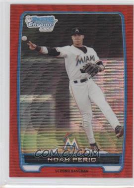 2012 Bowman - Chrome Prospects - Redemption Refractor Red Wave #BCP6 - Noah Perio /25