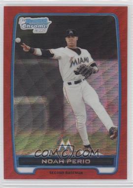 2012 Bowman - Chrome Prospects - Redemption Refractor Red Wave #BCP6 - Noah Perio /25