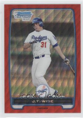 2012 Bowman - Chrome Prospects - Redemption Refractor Red Wave #BCP67 - J.T. Wise /25
